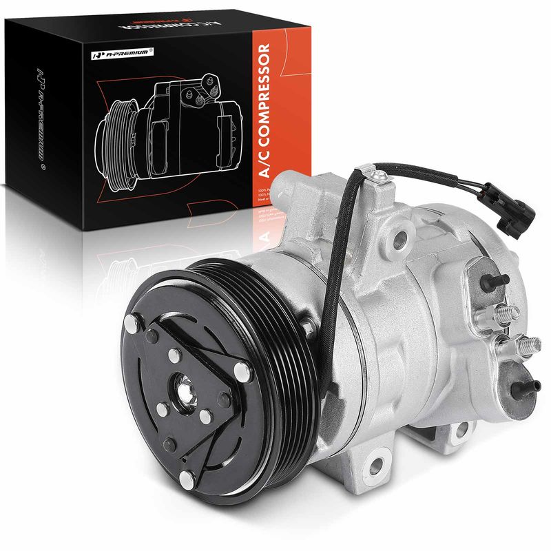 AC Compressor with Clutch & Pulley for Ford Focus 2008-2011 Transit Connect 2.0L
