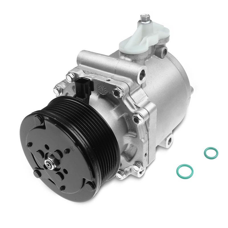 AC Compressor with Clutch & Pulley for Ford E-350 Club E-450 Super Duty 04-09