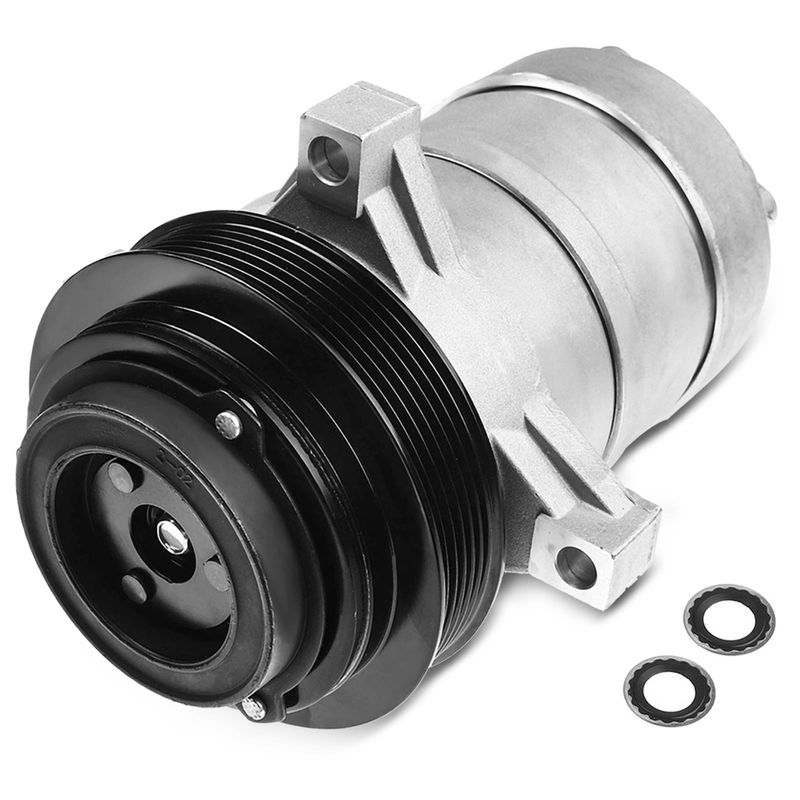 AC Compressor with Clutch & Pulley for Chevrolet Impala Cadillac Pontiac V8 5.7L