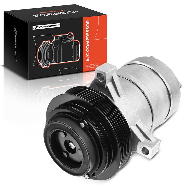 AC Compressor with Clutch & Pulley for Chevrolet Impala Cadillac Pontiac V8 5.7L
