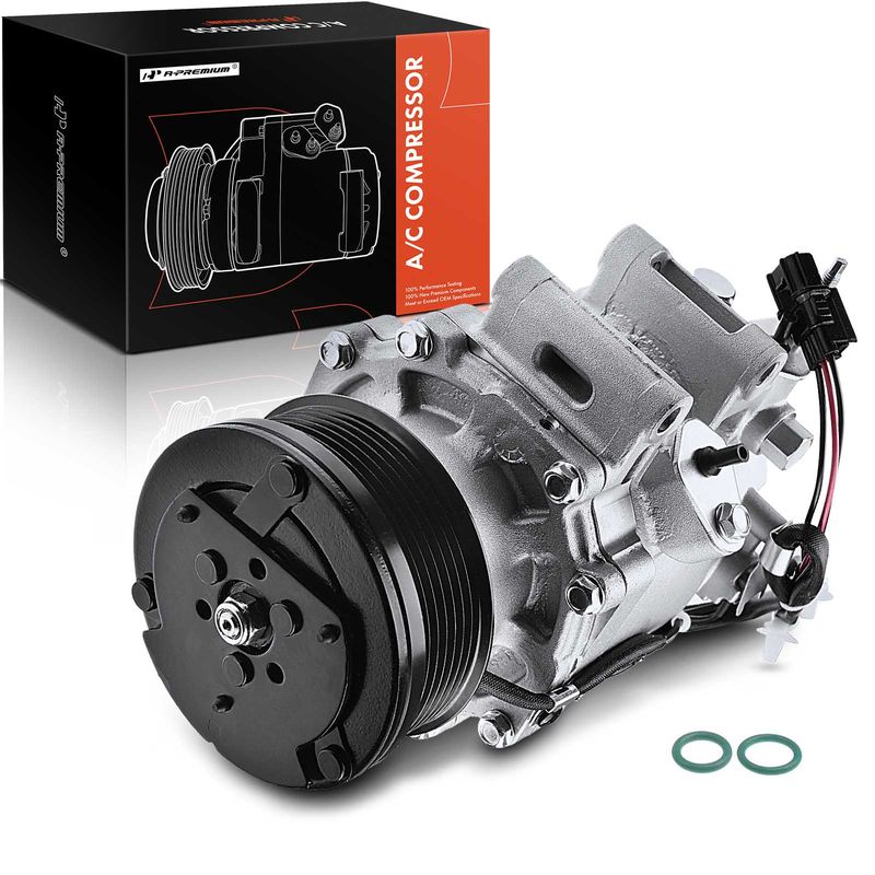 AC Compressor with Clutch & Pulley for Honda Civic 1.8L 2006-2011 Sedan Coupe