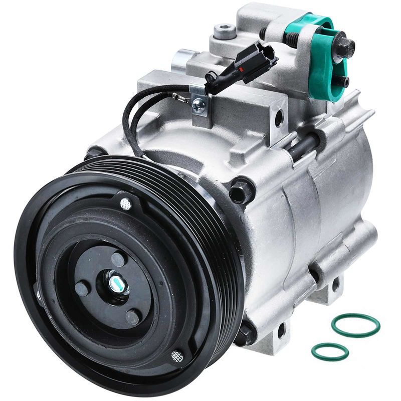 AC Compressor with Clutch & Pulley for Hyundai Tucson 2006-2009 V6 2.7L DOHC