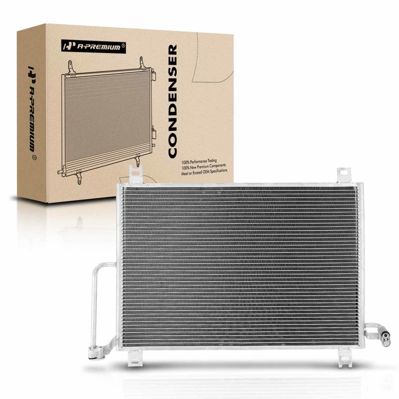 A/C Condenser without Receiver Drier for Chevy GMC Buick Isuzu Olds Saab