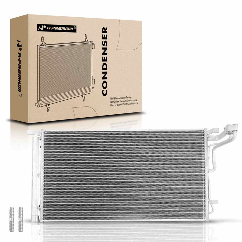 A/C Condenser with Receiver Drier for Hyundai Elantra GT 2018 L4 2.0L