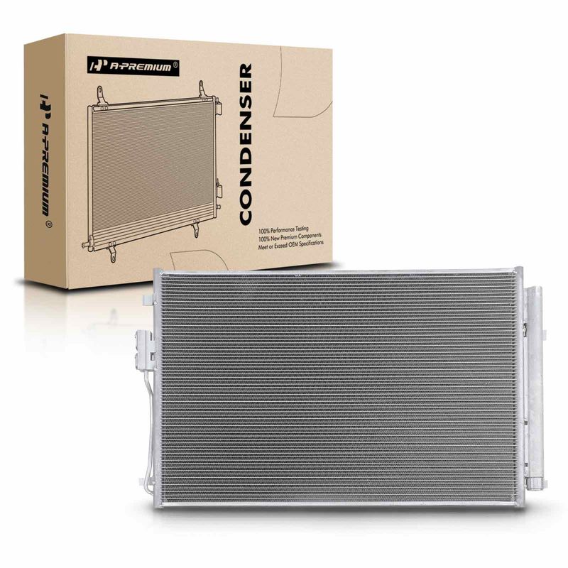 A/C Condenser with Receiver Drier for Kia Sedona 2015 2016 2017 2018 V6 3.3L