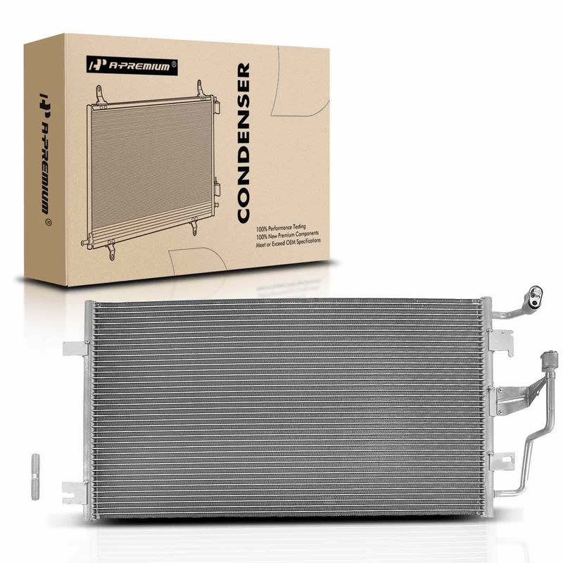 A/C Condenser without Receiver Drier for Chevy Cavalier 1995-2005 Pontiac Sunfire