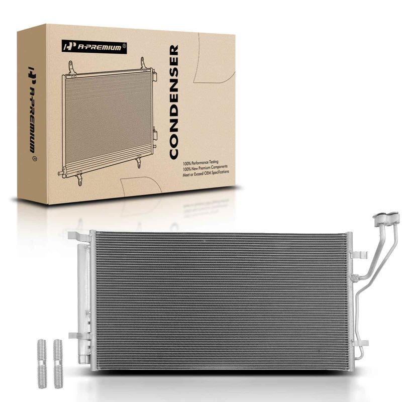 A/C Condenser with Receiver Drier for Kia Optima 2019-2020 L4 2.4L