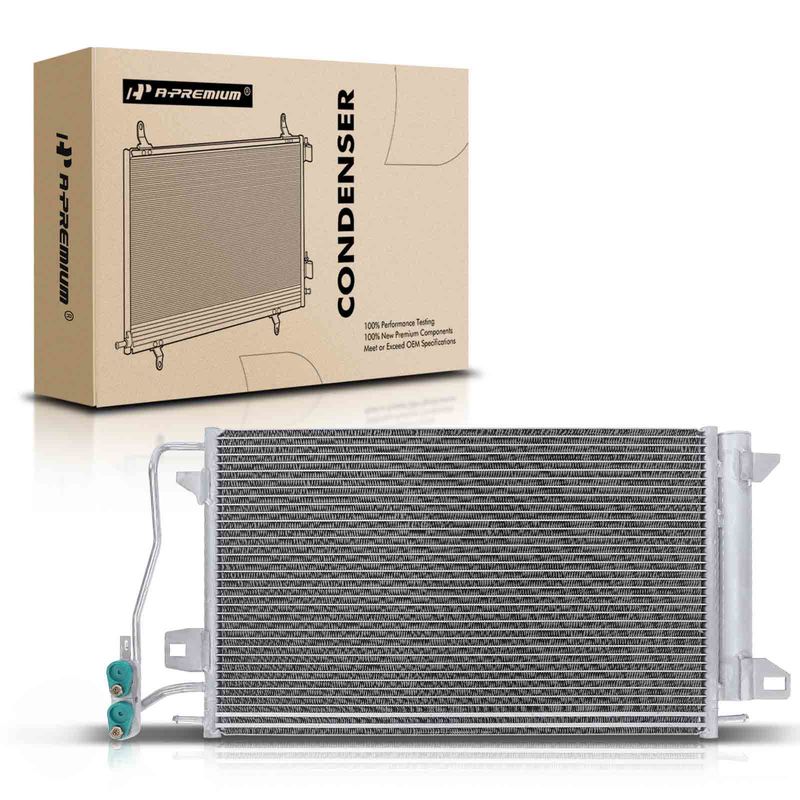 A/C Condenser with Receiver Drier for Ford Fusion Lincoln MKZ Mercury Milan