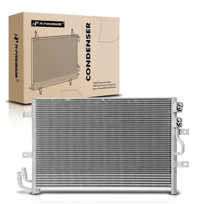A/C Condenser without Receiver Drier for Ford Flex 2010-2019 Lincoln MKT