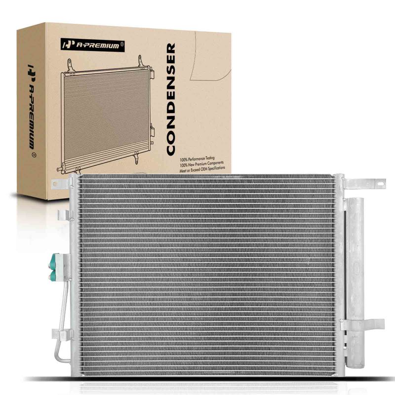 A/C Condenser with Receiver Drier for Kia Soul 2010-2011 L4 2.0L