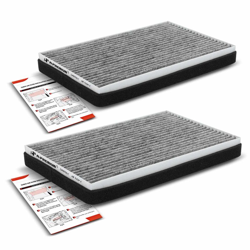 2x Activated Carbon Cabin Air Filters for Chevrolet Impala Buick Allure LaCrosse