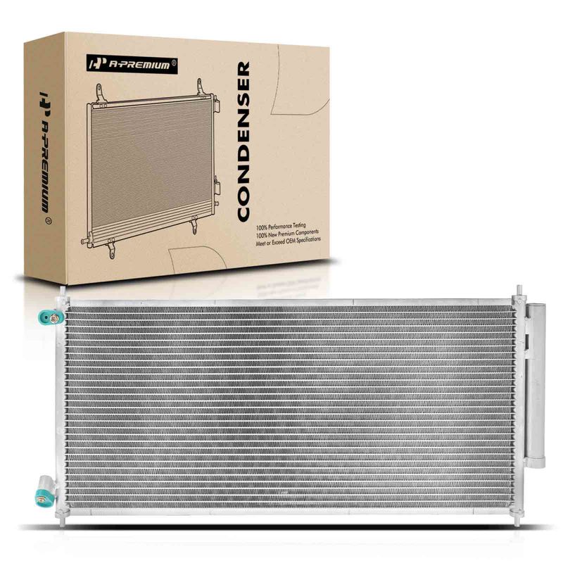 A/C Condenser with Receiver Drier for Honda Fit 2007 2008 L4 1.5L