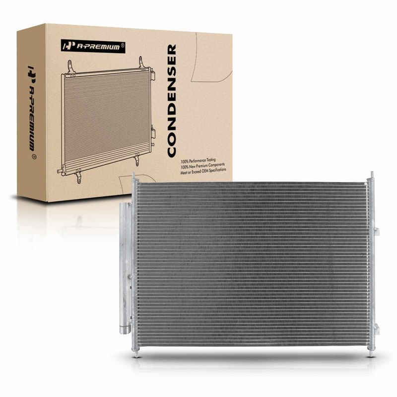A/C Condenser with Receiver Drier for Honda Ridgeline 2006-2014 V6 3.5L