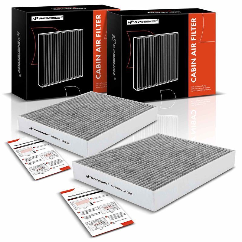 2x Activated Carbon Cabin Air Filters for Ford Explorer 20-23 Escape 20-22