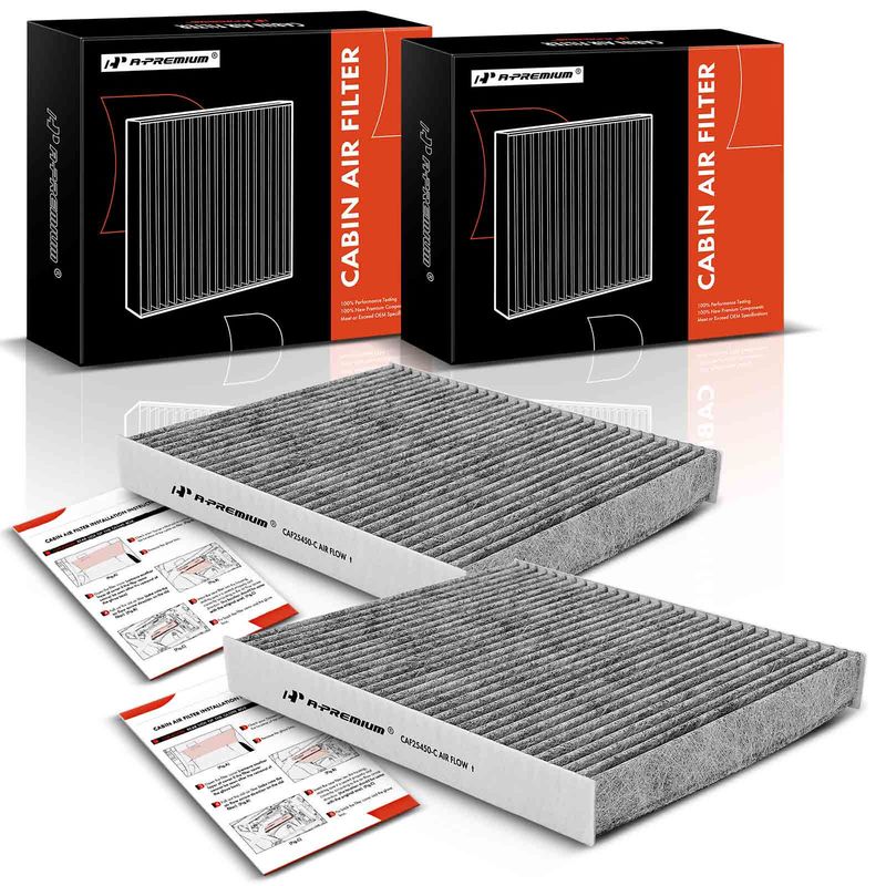 2x Activated Carbon Cabin Air Filters for Hyundai Tucson Mercedes-Benz G55 AMG