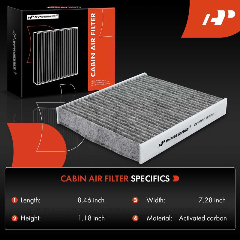Activated Carbon Cabin Air Filter for Toyota RAV4 Camry Corolla Mazda CX-9 Lexus