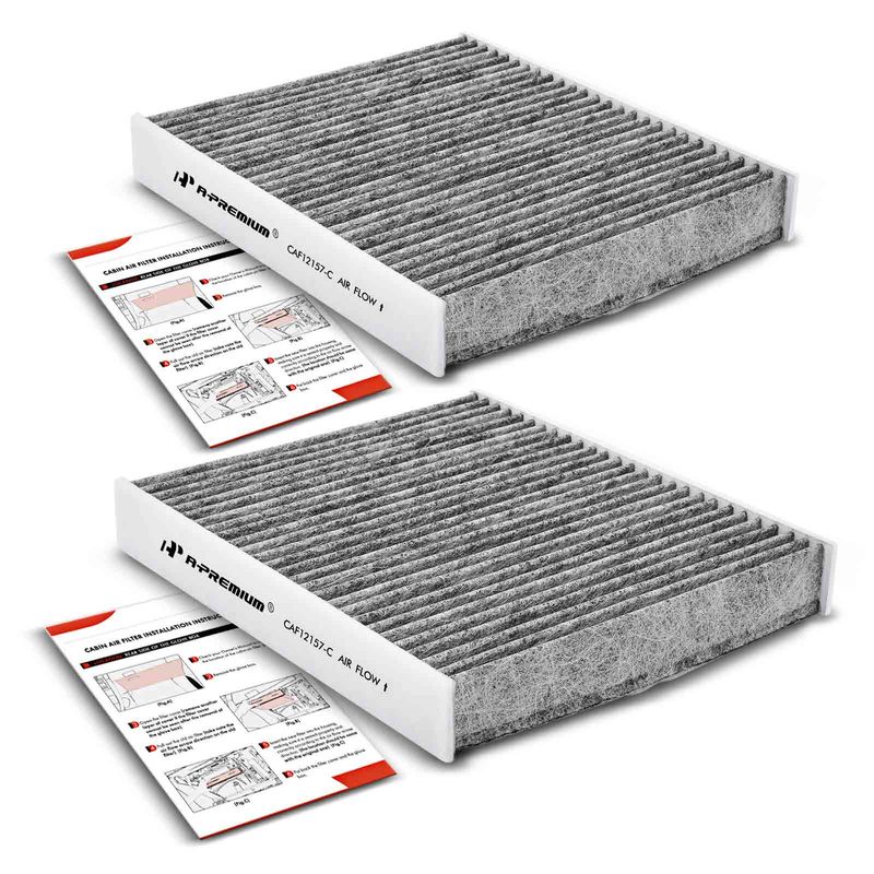 2x Activated Carbon Cabin Air Filters for Toyota RAV4 Camry Corolla Mazda CX-9