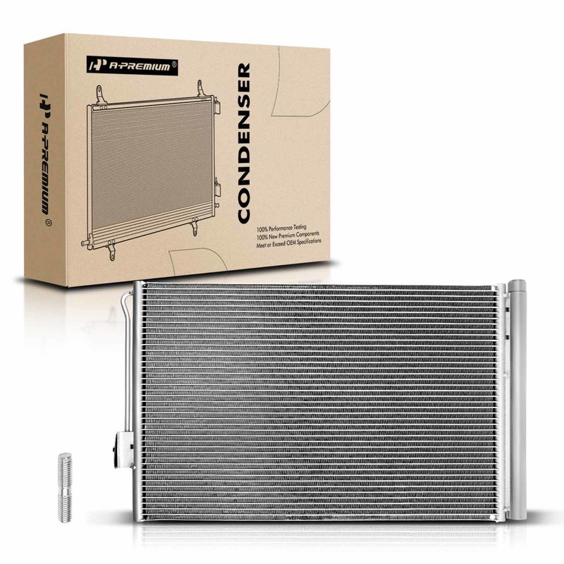 AC Condenser with Receiver Drier for Cadillac ELR 14-16 Chevrolet Volt 11-15