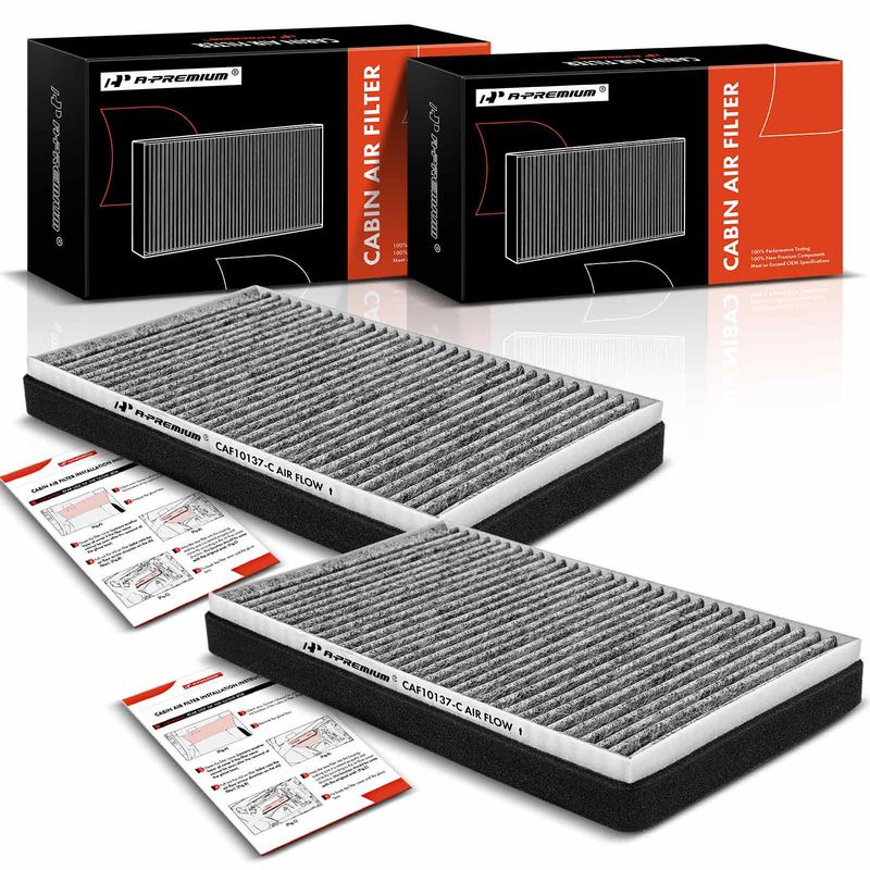 2x Activated Carbon Cabin Air Filters for Ford Escape 2002-2006 Mazda Tribute