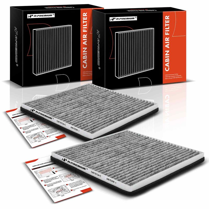 2x Activated Carbon Cabin Air Filters for Toyota Corolla 02-08 Matrix 03-08 1.8L