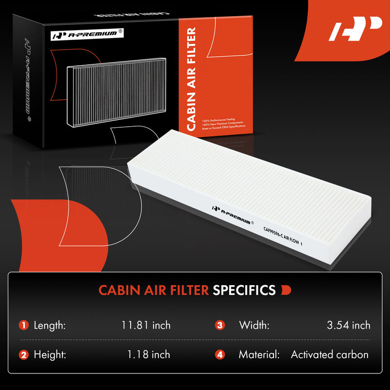Cabin Air Filter for Porsche 911 2012-2022 Cayman Boxster 718 Boxster 718 Cayman