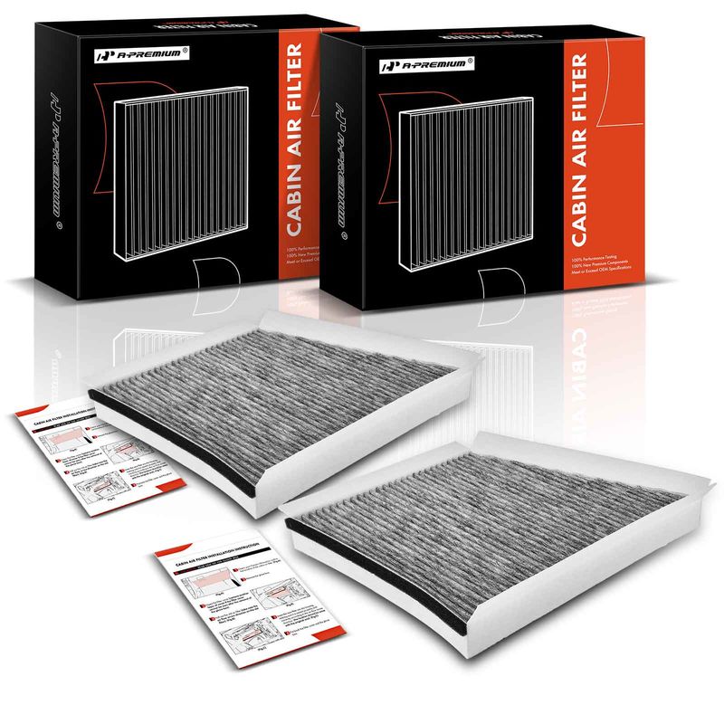 2x Activated Carbon Cabin Air Filter for Mercedes-Benz W203 W211 CLS500 E320