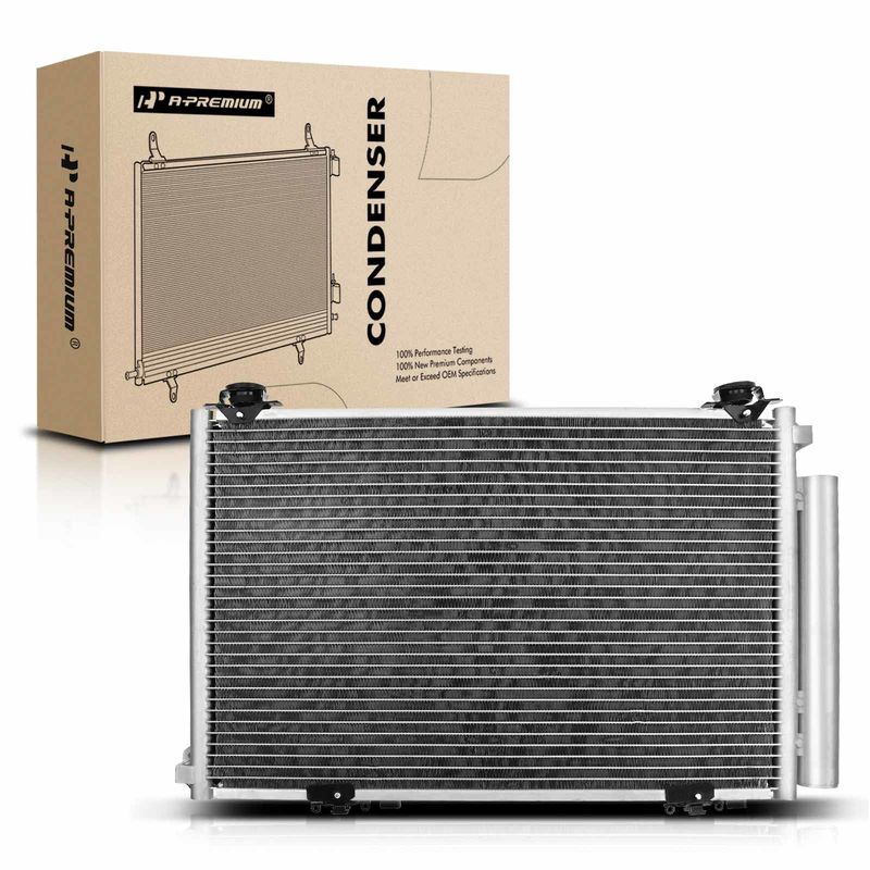 AC Condenser with Receiver Drier for Toyota Echo 2000 2001 2002 L4 1.5L