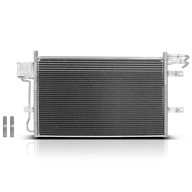 AC Condenser without Receiver Drier for Ford Lincoln Mercury 3.5L 3.7L