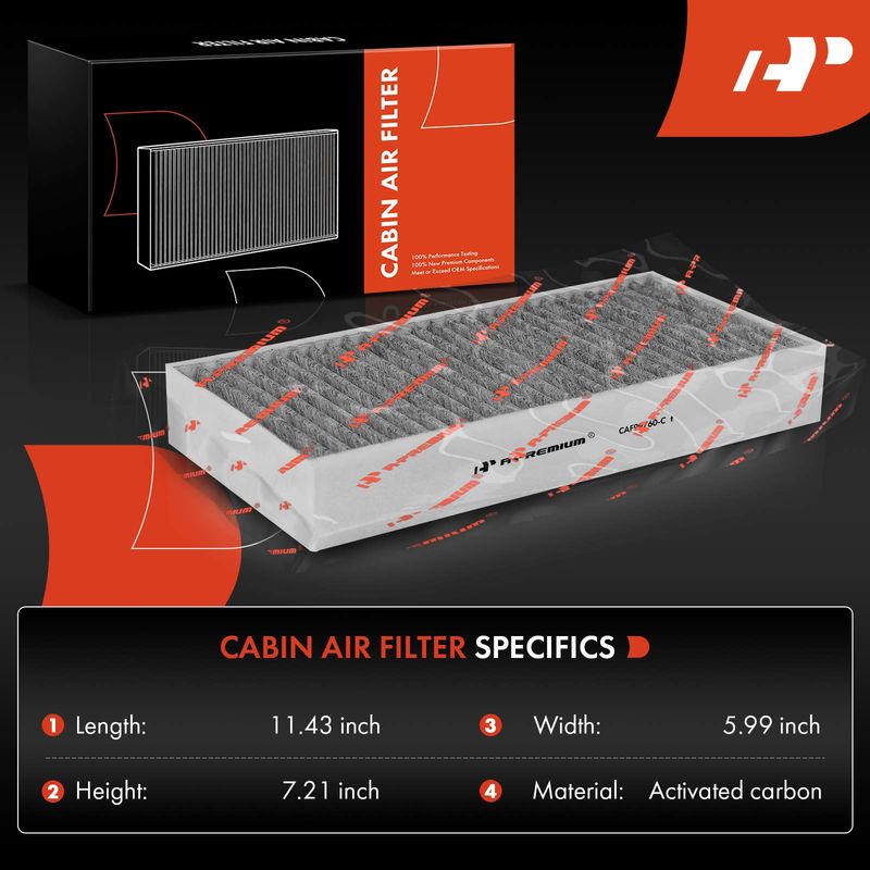 2x Activated Carbon Cabin Air Filter for BMW 228i xDrive Gran Coupe i3s X1 Mini