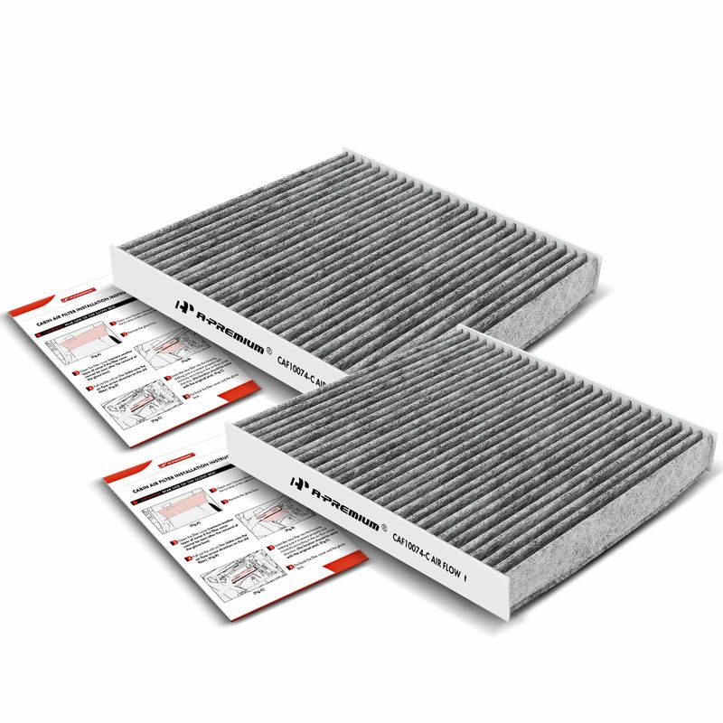 2x Activated Carbon Cabin Air Filters for Lexus GS200t GS450h IS200t RC200t IS500