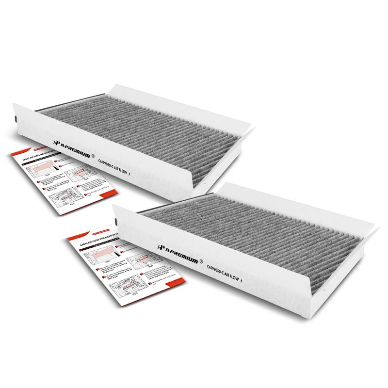 2x Activated Carbon Cabin Air Filter for Mercedes-Benz W203 C230 C350 CLK350