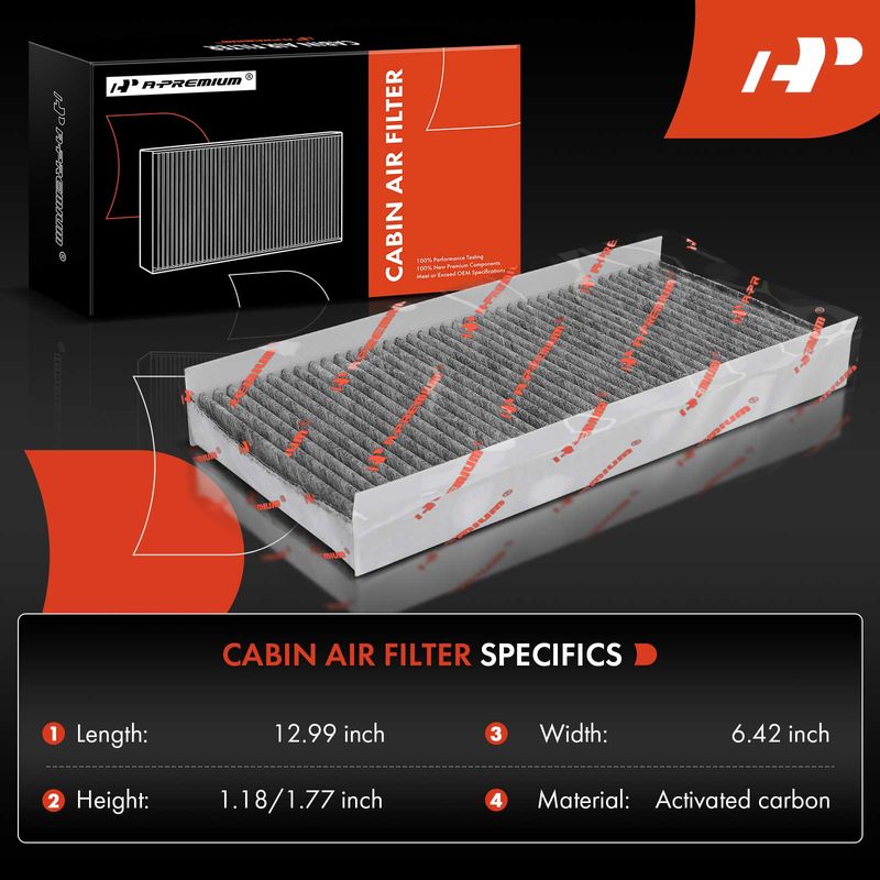 Activated Carbon Cabin Air Filter for Chevrolet Chevy Corsa Meriva Saab 9-3 9-4X