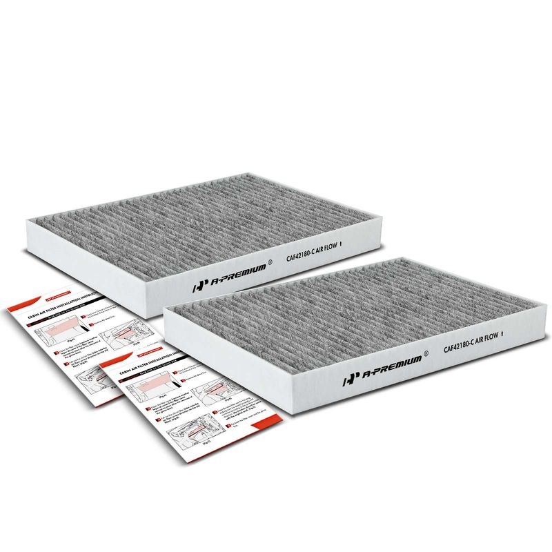 2x Activated Carbon Cabin Air Filter for Mercedes-Benz CL550 CL600 CL63 AMG S450