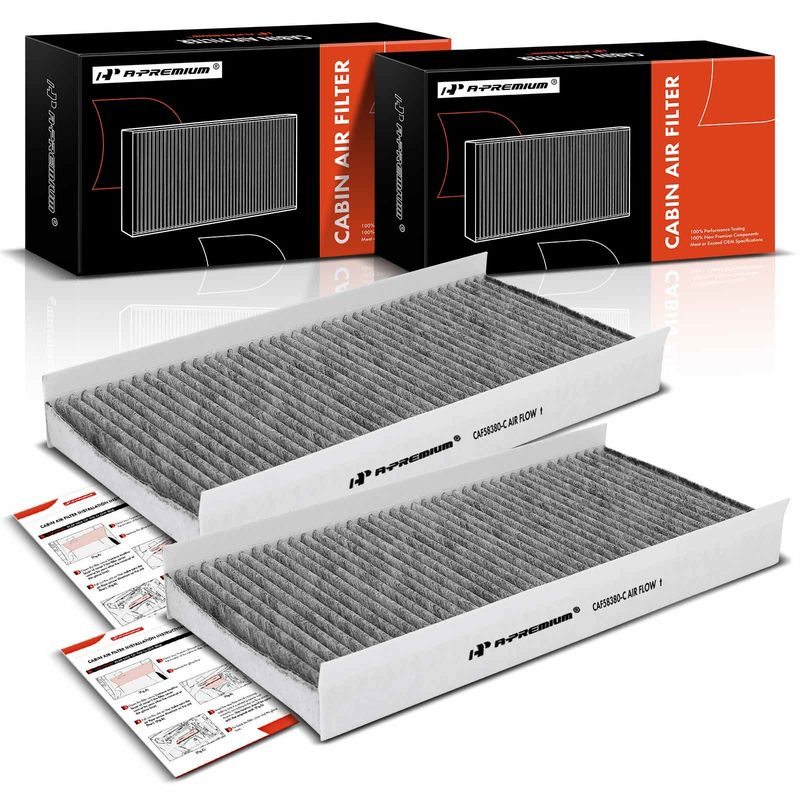 2x Activated Carbon Cabin Air Filter for Chevrolet Chevy Corsa Meriva Saab 9-3X