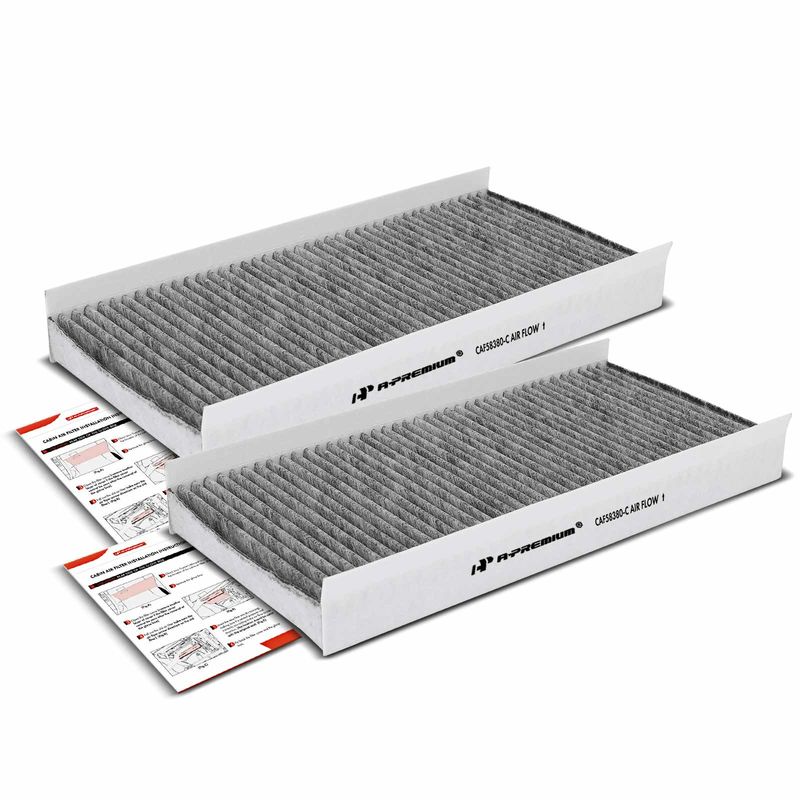 2x Activated Carbon Cabin Air Filter for Chevrolet Chevy Corsa Meriva Saab 9-3X