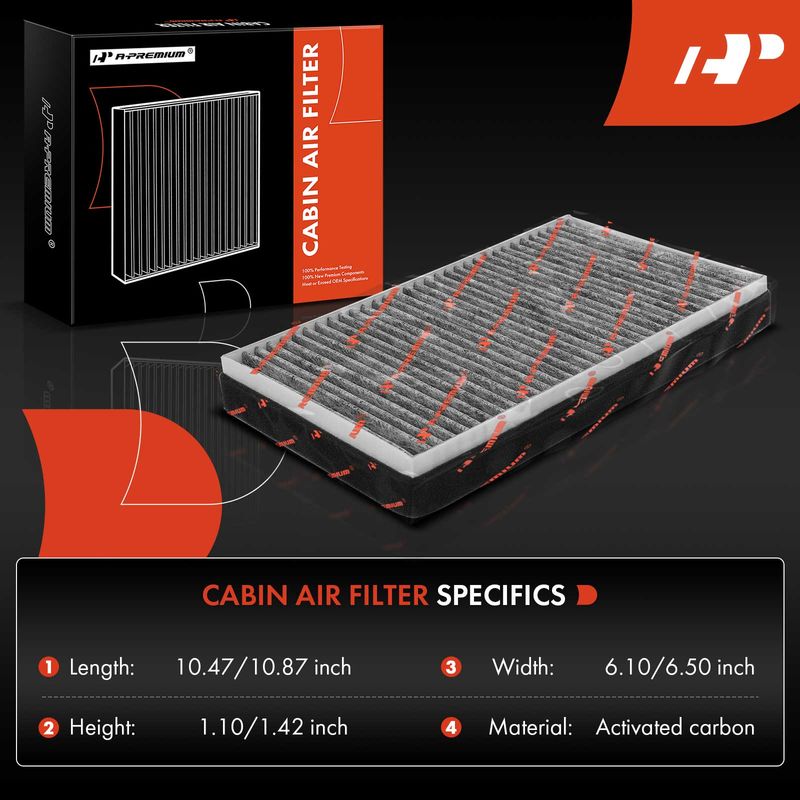 Activated Carbon Cabin Air Filter for Ford Escape 2002-2006 Mazda Tribute