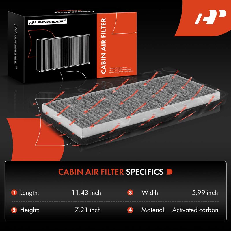 Activated Carbon Cabin Air Filter for Ford Freestar Mercury Windstar Monterey
