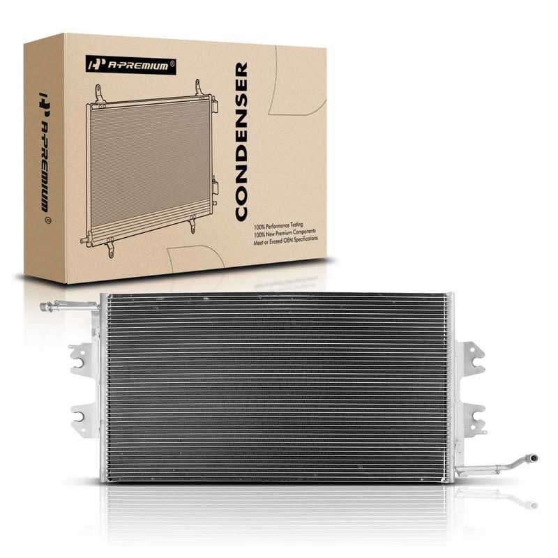 AC Condenser without Receiver Drier for Chevy Express 1500 2500 3500 GMC Savana