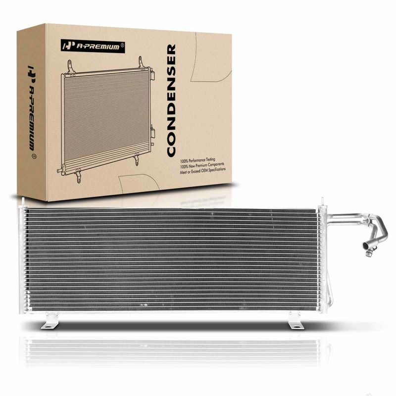 AC Condenser without Receiver Drier for Jeep Cherokee 1997-2001 2.5L 4.0L