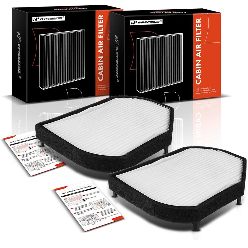 2x Activated Carbon Cabin Air Filter for Mercedes-Benz W202 C208 A208 C280 CLK320