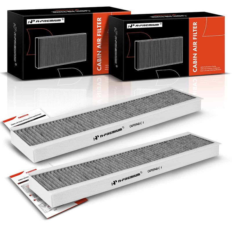 2x Activated Carbon Cabin Air Filter for Mini Cooper 2002-2008 1.6L