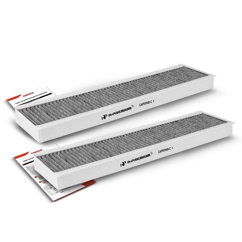 2x Activated Carbon Cabin Air Filter for Mini Cooper 2002-2008 1.6L