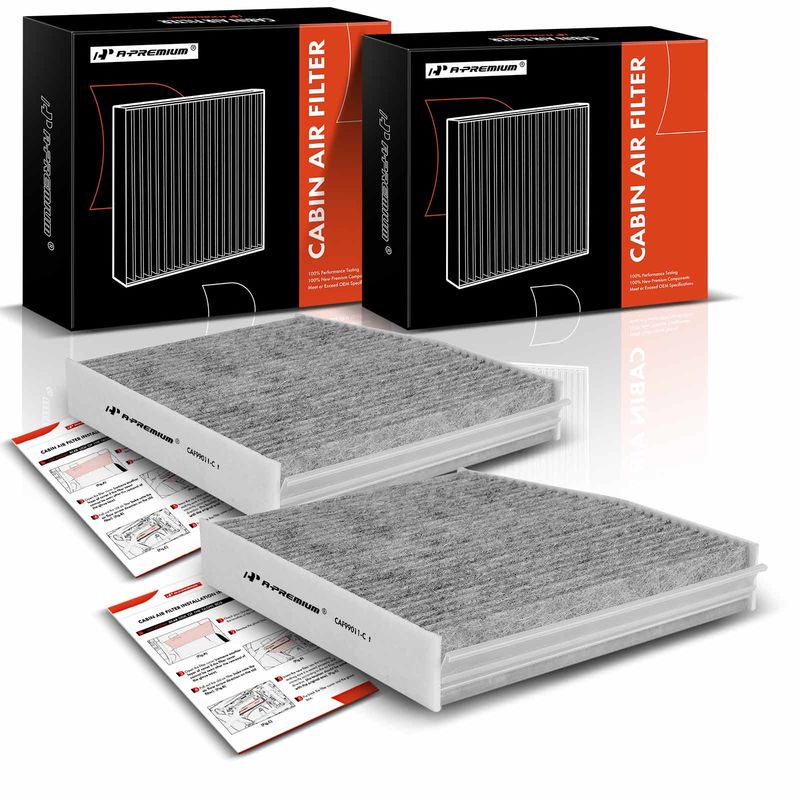 2x Activated Carbon Cabin Air Filter for Mercedes-Benz W246 B250 X156 INFINITI