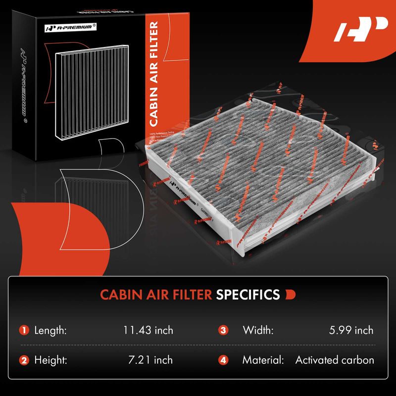 2x Activated Carbon Cabin Air Filter for Mercedes-Benz W246 B250 X156 INFINITI