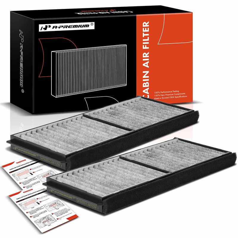 2x Activated Carbon Cabin Air Filter for Mazda 2 2011-2018 L4 1.5L
