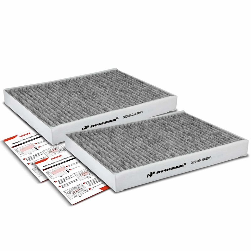 2x Activated Carbon Cabin Air Filter for Land Rover Discovery Sport LR2 Volvo S60