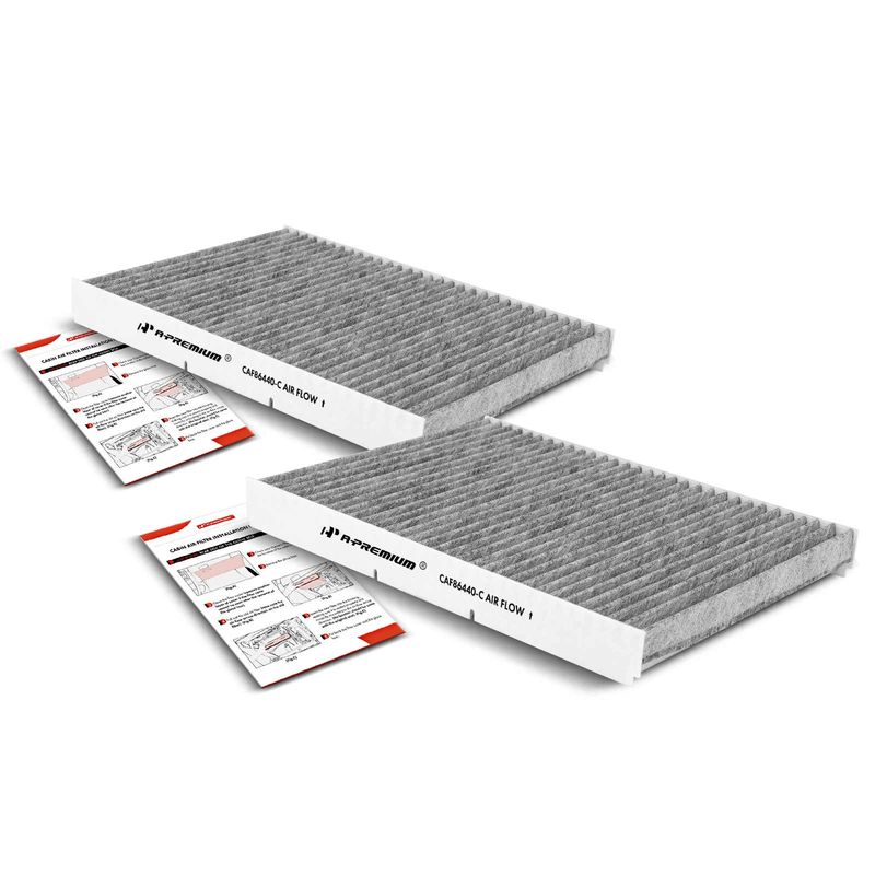2x Activated Carbon Cabin Air Filter for Audi TT VW Beetle Golf Jetta Passat