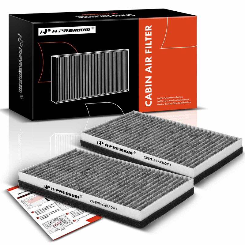 2x Activated Carbon Cabin Air Filter for Chevy Tahoe GMC Yukon Sierra 3500