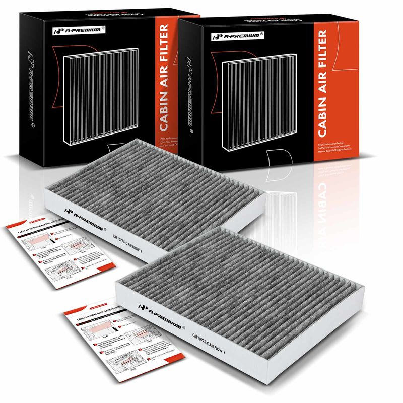 2x Activated Carbon Cabin Air Filter for Chevy Cruze Malibu Sonic Buick Regal