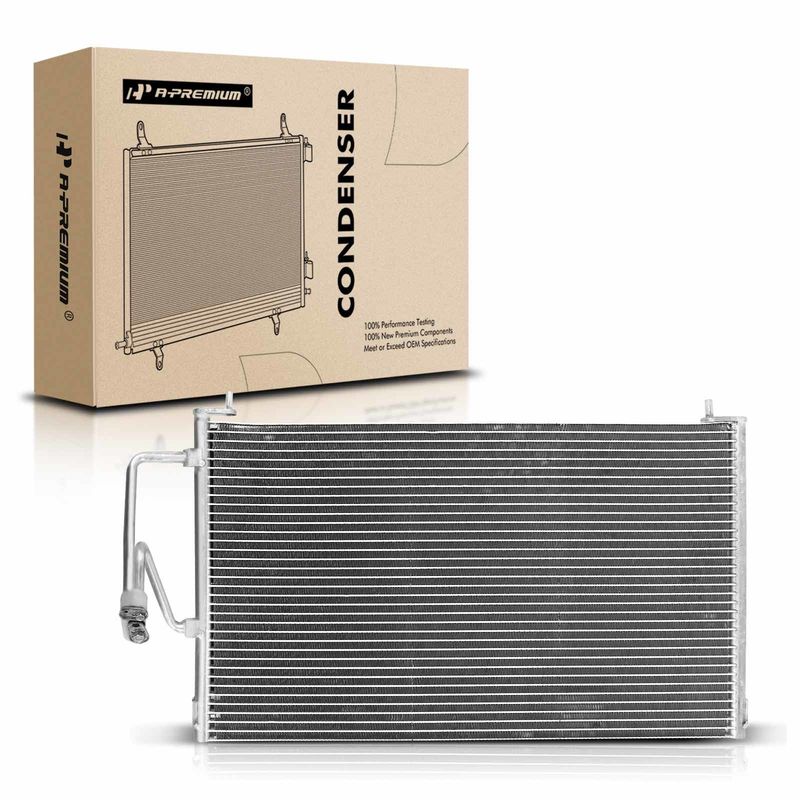 AC Condenser without Receiver Drier for Mitsubishi Galant 1999-2003 2.4L 3.0L
